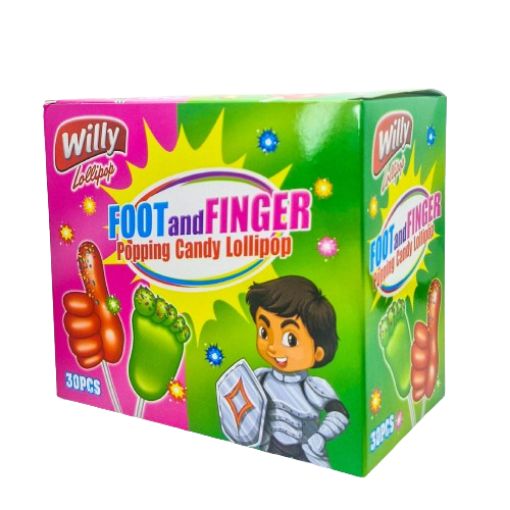 Imagen de FOOT AND FINGER POPPING CANDY 24/30