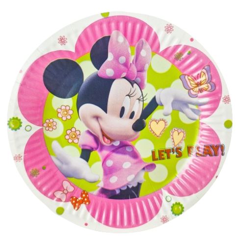 Imagen de PLATO CARTON 6" MINNIE 1/10