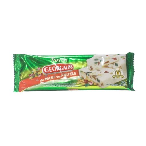 Imagen de TURRON CON FRUTAS GEORGALO 36/80 GR 