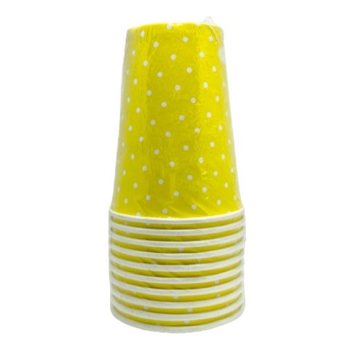 Imagen de VASO CARTON AMARILLO 16 ONZ 1/10 