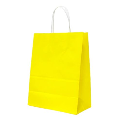 Imagen de BOLSA GRANDE AMARILLO 21X27 12/1 