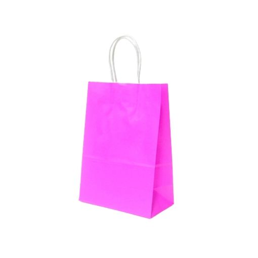 Imagen de BOLSA PAPEL 15X21X8CM FUCSIA 12/1 