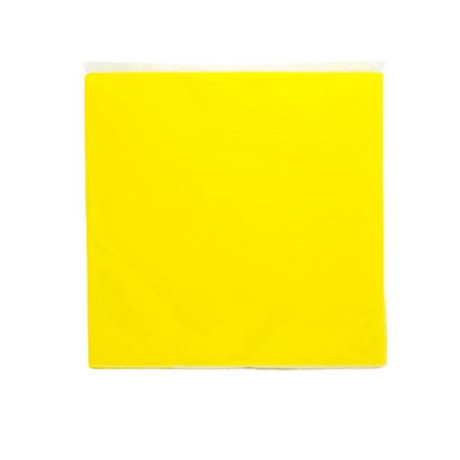 Imagen de SERVILLETA COLOR LISO AMARILLO 1/20 