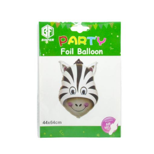 Imagen de GLOBO METALICO ZEBRA 14" 1/1 