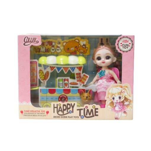 Imagen de MUÑECA HAPPY TIME CON ACCESORIOS  R0558