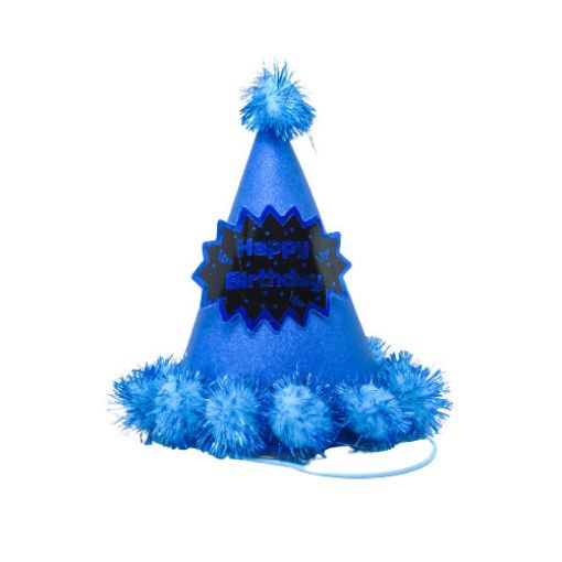 Imagen de GORRO PICO CUMPLEAÑERO AZUL 1/1 