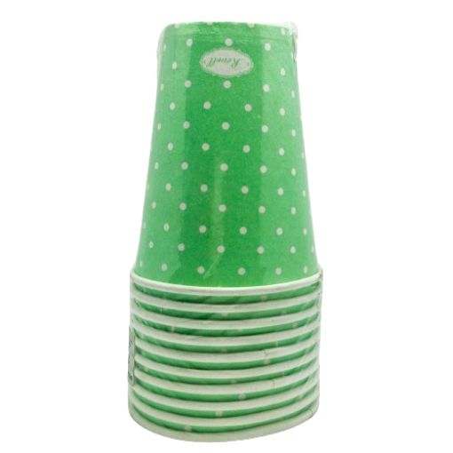 Imagen de VASO CARTON VERDE MENTA 16 ONZ 1/10 