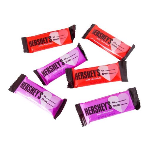 Imagen de HERSHEY MILK FUN SIZE SAN VALENTIN 20/12.6OZ