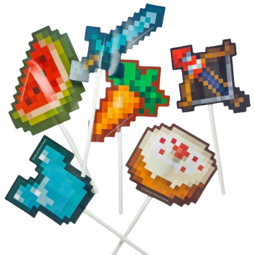 Imagen de TOPPER DECORATIVO MINECRAFT 1/6