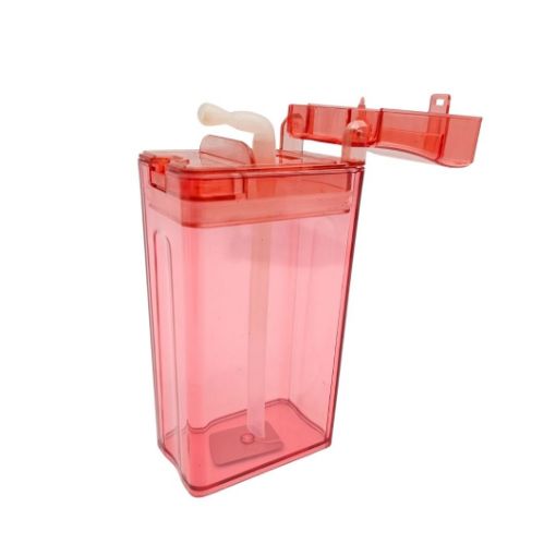 Imagen de BOTELLA PLASTICA RECTANGULAR 300ML ROSA 