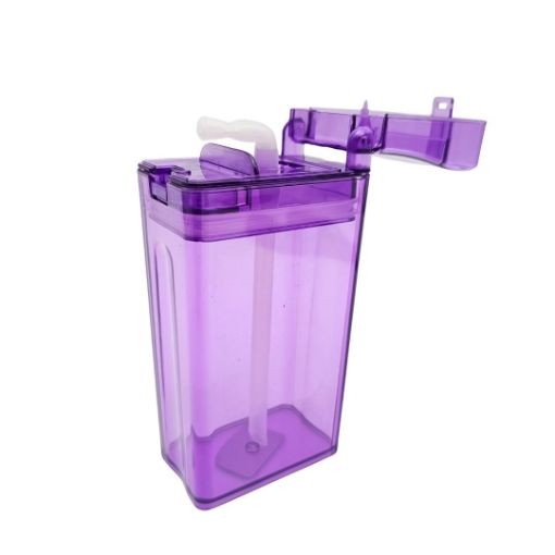 Imagen de BOTELLA PLASTICA RECTANGULAR 300ML LILA