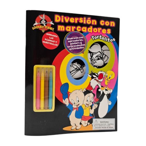 Imagen de LIBRO CON MARCADORES Y ACTIVIDADES LOONEY TUNES