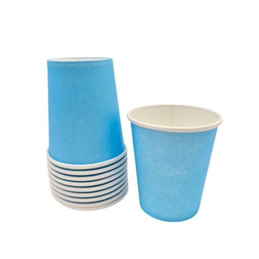 Imagen de VASO 7 CARTON AZUL BEBÉ 1/10