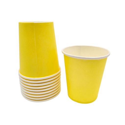 Imagen de VASO 7 CARTON AMARILLO 1/10