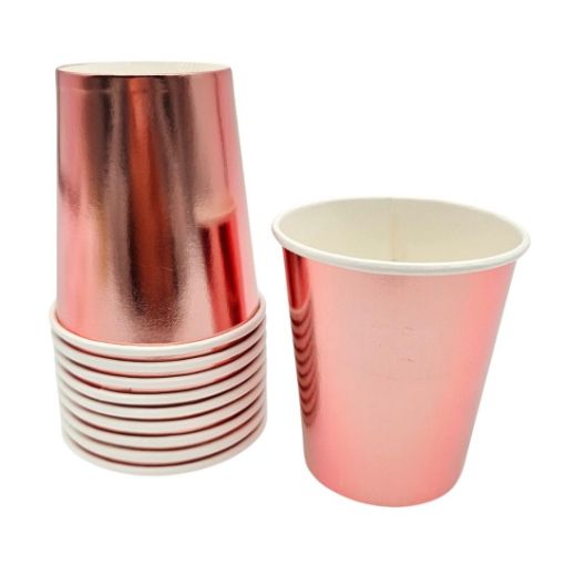 Imagen de VASO 7 CARTON ROSE GOLD 1/10