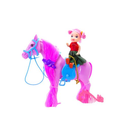 Imagen de CABALLO CON MUÑECA R0948