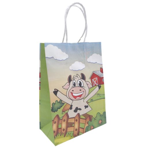 Imagen de BOLSA PAPEL 15X21X8CM VACA LOLA 12/1 