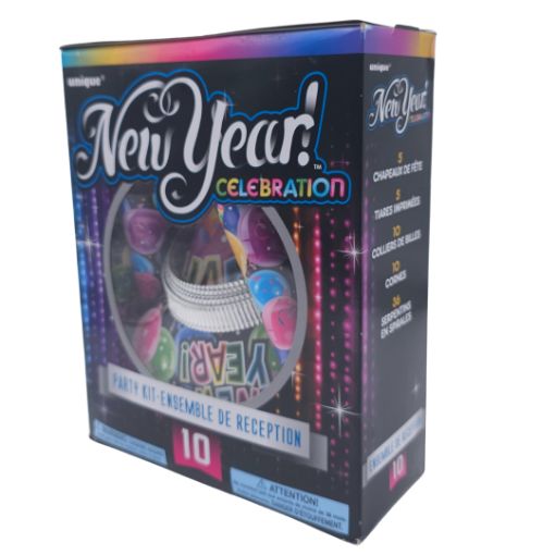 Imagen de KIT DE FIESTA HAPPY NEW YEAR 10 PERSONAS 