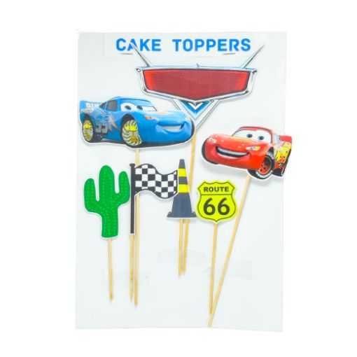 Imagen de CAKE TOPPER MOTIVO CARS 1/6 