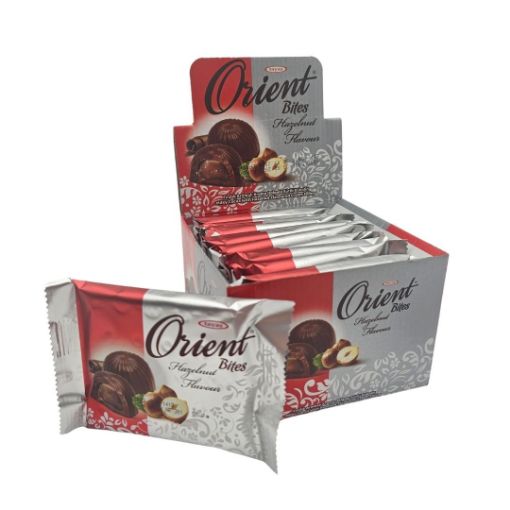 Imagen de CHOC. ORIENT BITES AVELLANA 50GR 6/12