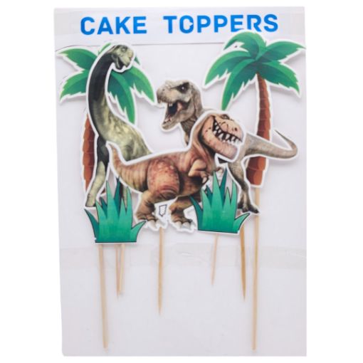 Imagen de CAKE TOPPER MOTIVO DINOSAURIO 1/6 