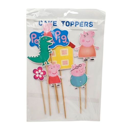 Imagen de CAKE TOPPER MOTIVO PEPPA 1/6 