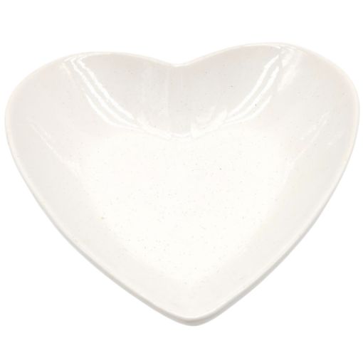 Imagen de PLATO VIDRIO FORMA CORAZON 23X21X5CM