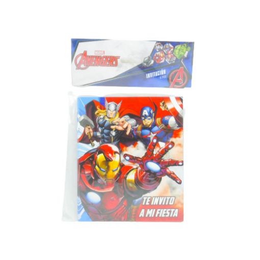 Imagen de INVITACION AVENGERS EU 1/6 