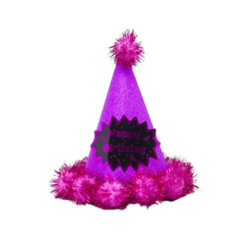 Imagen de GORRO PICO CUMPLEAÑERO ROSA 1/1 