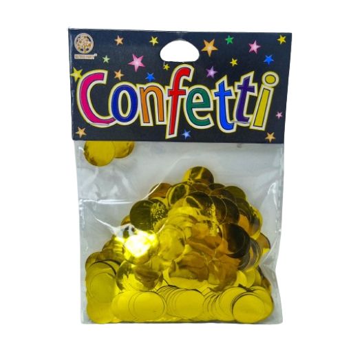 Imagen de CONFETTI CIRCULAR DORADO 1/1 