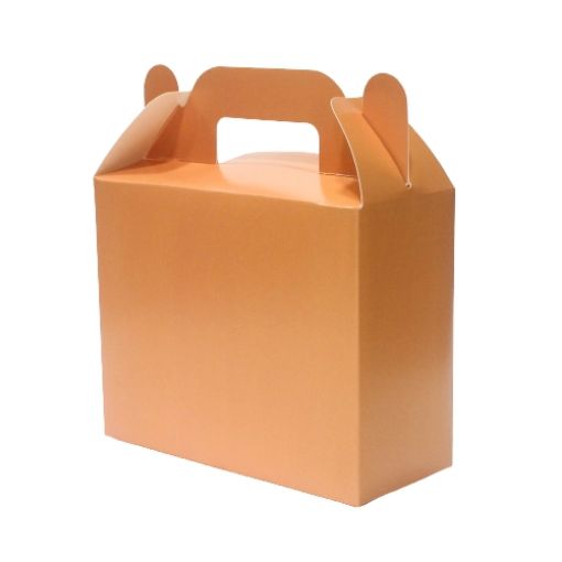 Imagen de CAJITA CARTON 14X11X6CM NARANJA 1/10 