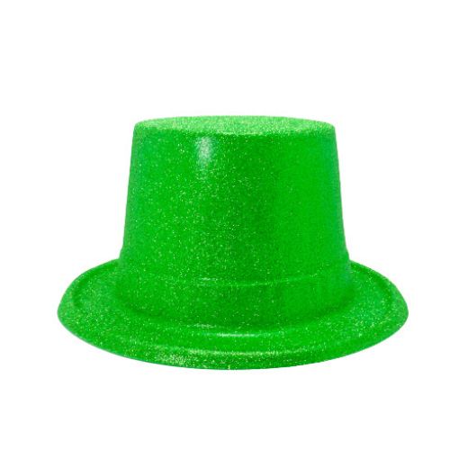 Imagen de SOMBRERO BRILLO ESCARCHA VERDE 