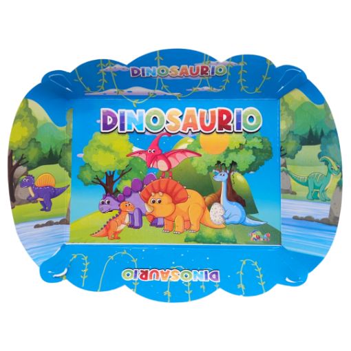 Imagen de BANDEJA BIZCOCHO DINOSAURIO 1/10 