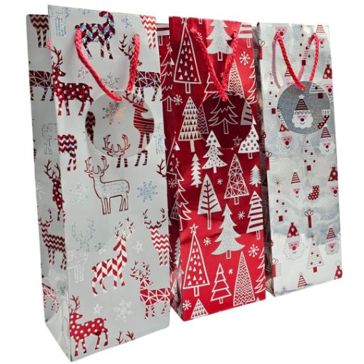 Imagen de BOLSA DE VINO NAVIDAD 1/1