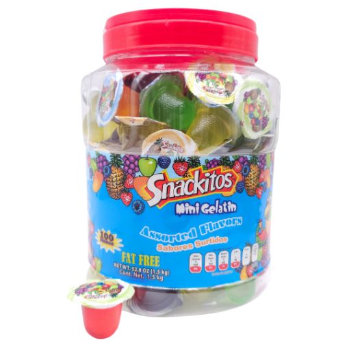 Imagen de GELATINA SNACKITO TARRO 6/100.. 