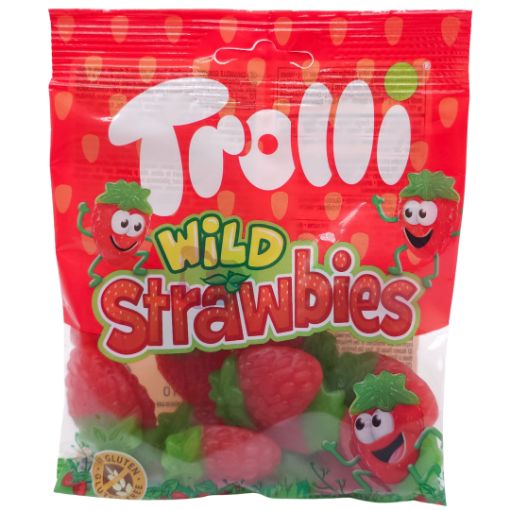 Imagen de TROLLI WILD STRAWBIES 12/100 G