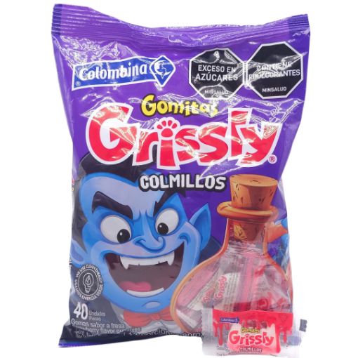 Imagen de GOMITA GRISSLY COLMILLOS 24/40