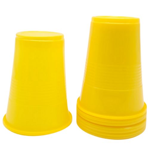Imagen de VASO PLASTICO 9OZ AMARILLO 1/8
