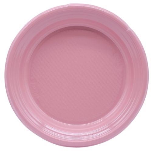 Imagen de PLATO PLASTICO 7" ROSA PALO 1/8