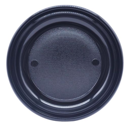 Imagen de PLATO PLASTICO 9" NEGRO 1/8