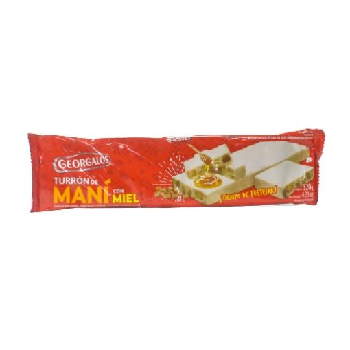Imagen de TURRON CON MIEL GEORGALO 24/120 GR..