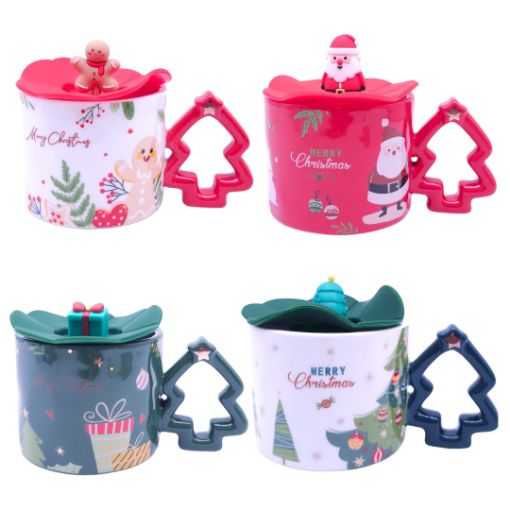 Imagen de TAZA NAVIDAD C/TAPA R5365