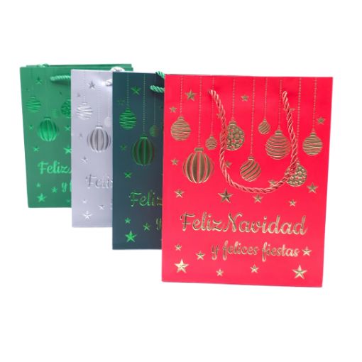 Imagen de BOLSA FELIZ NAVIDAD 18X23X10CM