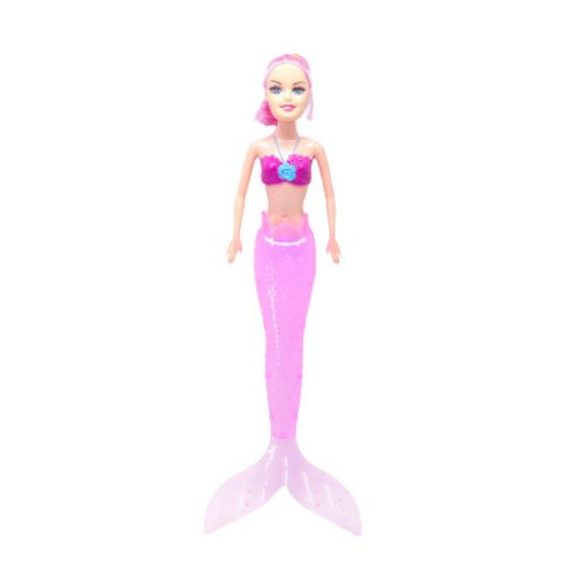 Imagen de MUÑECA SIRENA CON LUZ 11PULG R7666