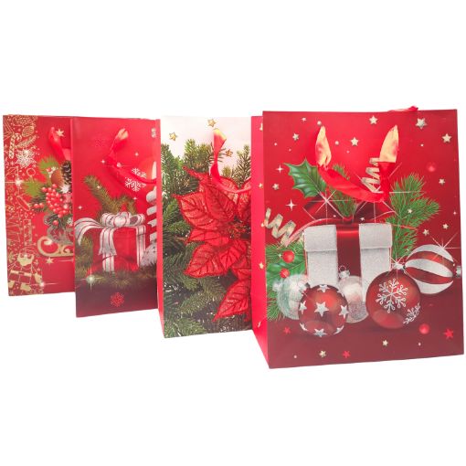 Imagen de BOLSA REGALO NAVIDAD 32X26X12CM 20/12