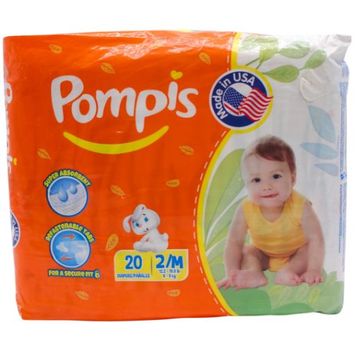 Imagen de PAÑALES POMPIS 2/ M 12/20