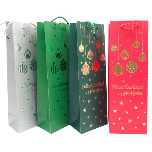 Imagen de BOLSA DE VINO NAVIDAD