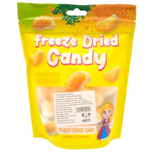 Imagen de GOMITA CRUNCHY NARANJA 50G 24/1