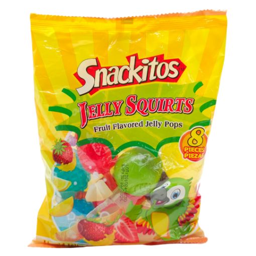 Imagen de GELATINA SNACKITO FRUTAS SQUIRTS 30/8