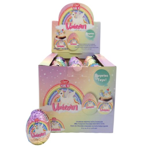 Imagen de HUEVO SORPRESA UNICORNIO 6/24